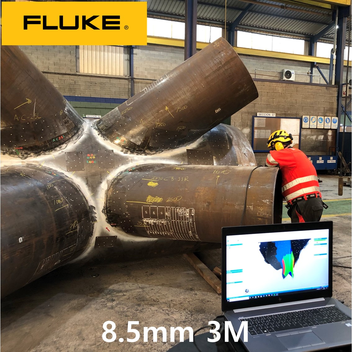 [ FLUKE 8.5MM 3M PROBE ] 플루크 내시경 프로브 8.5mm 3M ( 듀얼카메라 )