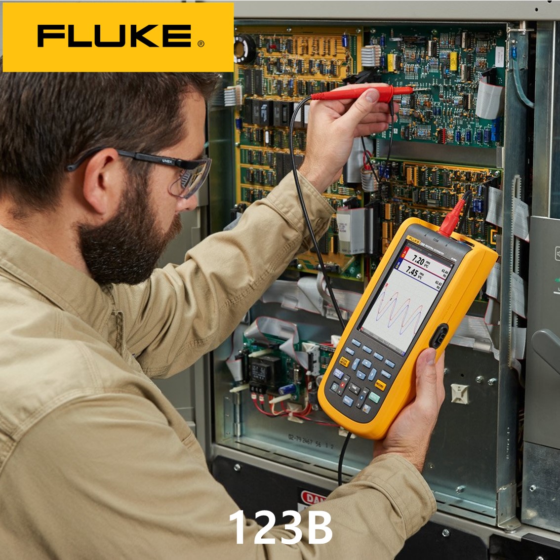 [ FLUKE 123B ] 플루크 스코프미터, 휴대용 오실로스코프 123B (20MHZ)