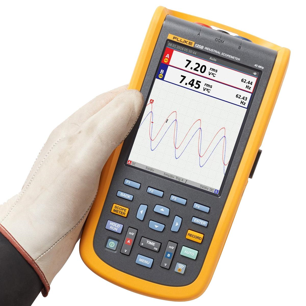 FLUKE 125B SET  정품 플루크 스코프미터 세트, 휴대용 오실로스코프(40MHZ)