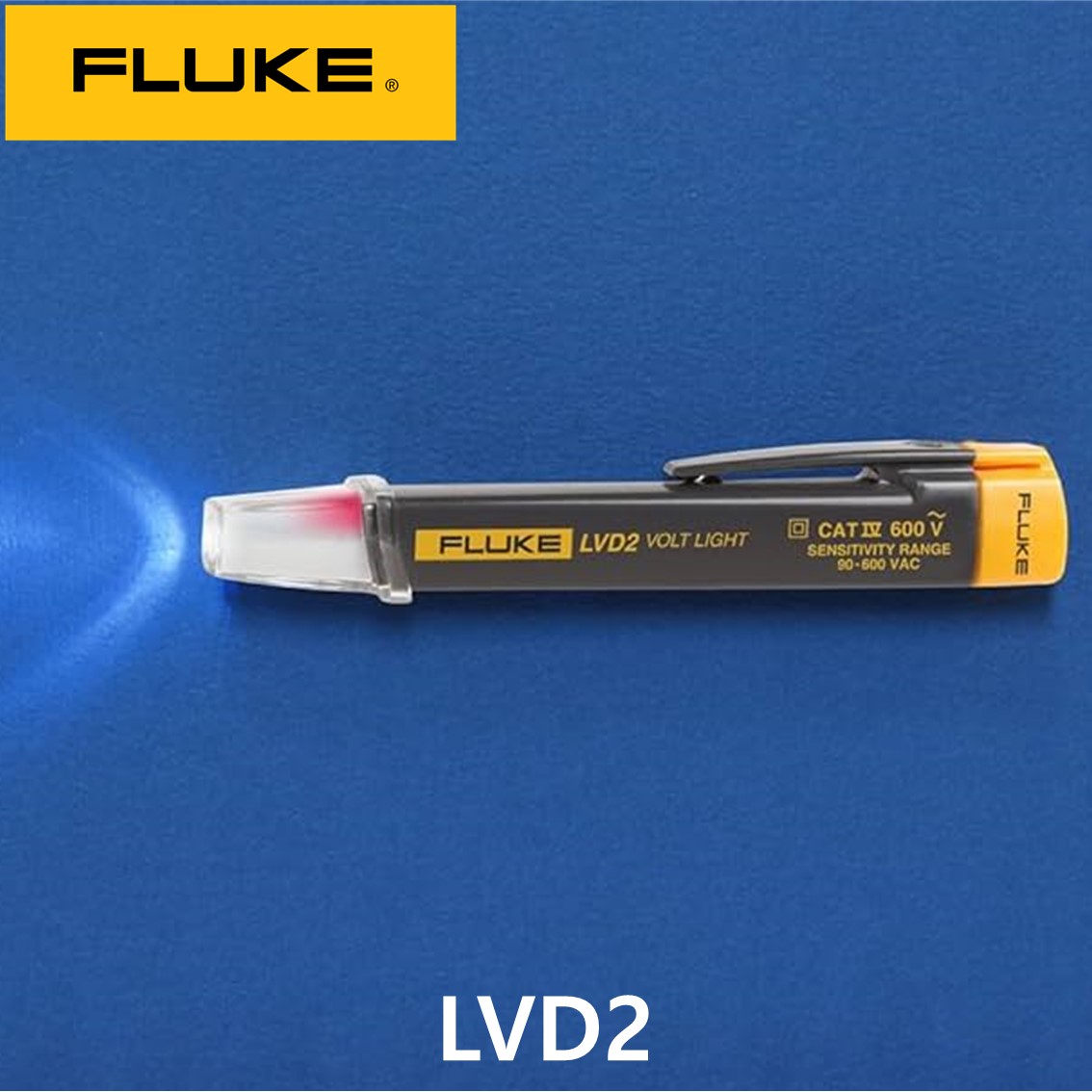 [ FLUKE LVD2 ] 정품 플루크 검전기, 테스터기, 전압측정 (펜 타입, LED 조명)