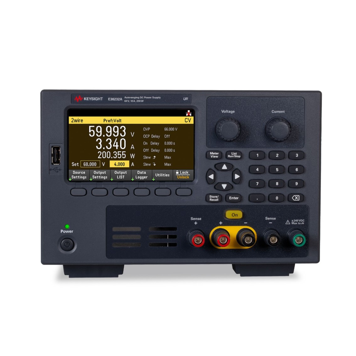 KEYSIGHT E36232A DC파워서플라이 1채널/60V/200W DC전원공급기