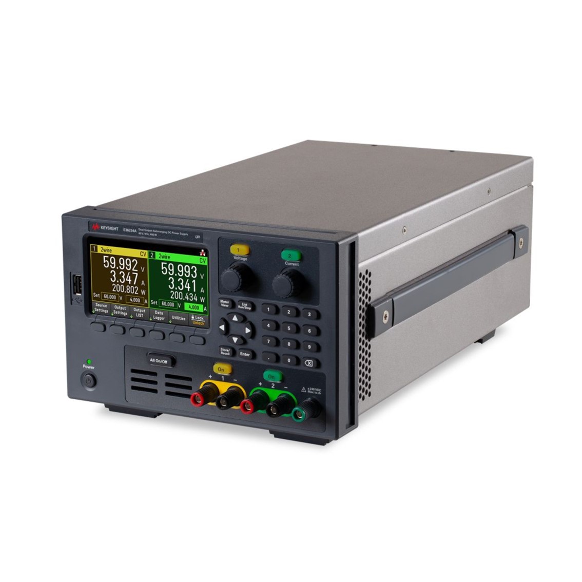 KEYSIGHT E36234A  2채널/60V/10A/400W DC전원공급기