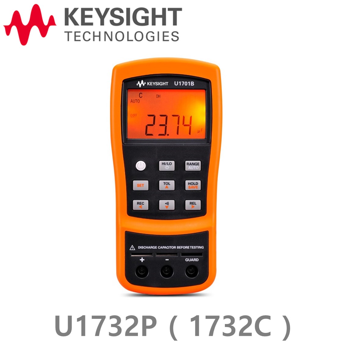 [ KEYSIGHT U1732P ] 키사이트 휴대용 LCR 미터 U1732P ( U1732C 콤보키트 ) ( 100Hz, 120Hz, 1kHz, 10kHz ) Handheld LCR Meter