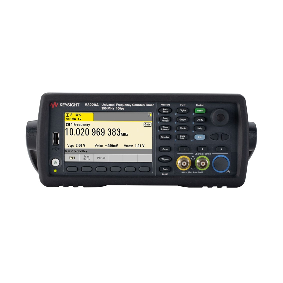 KEYSIGHT  53220A  RF 주파수 카운터 350MHz