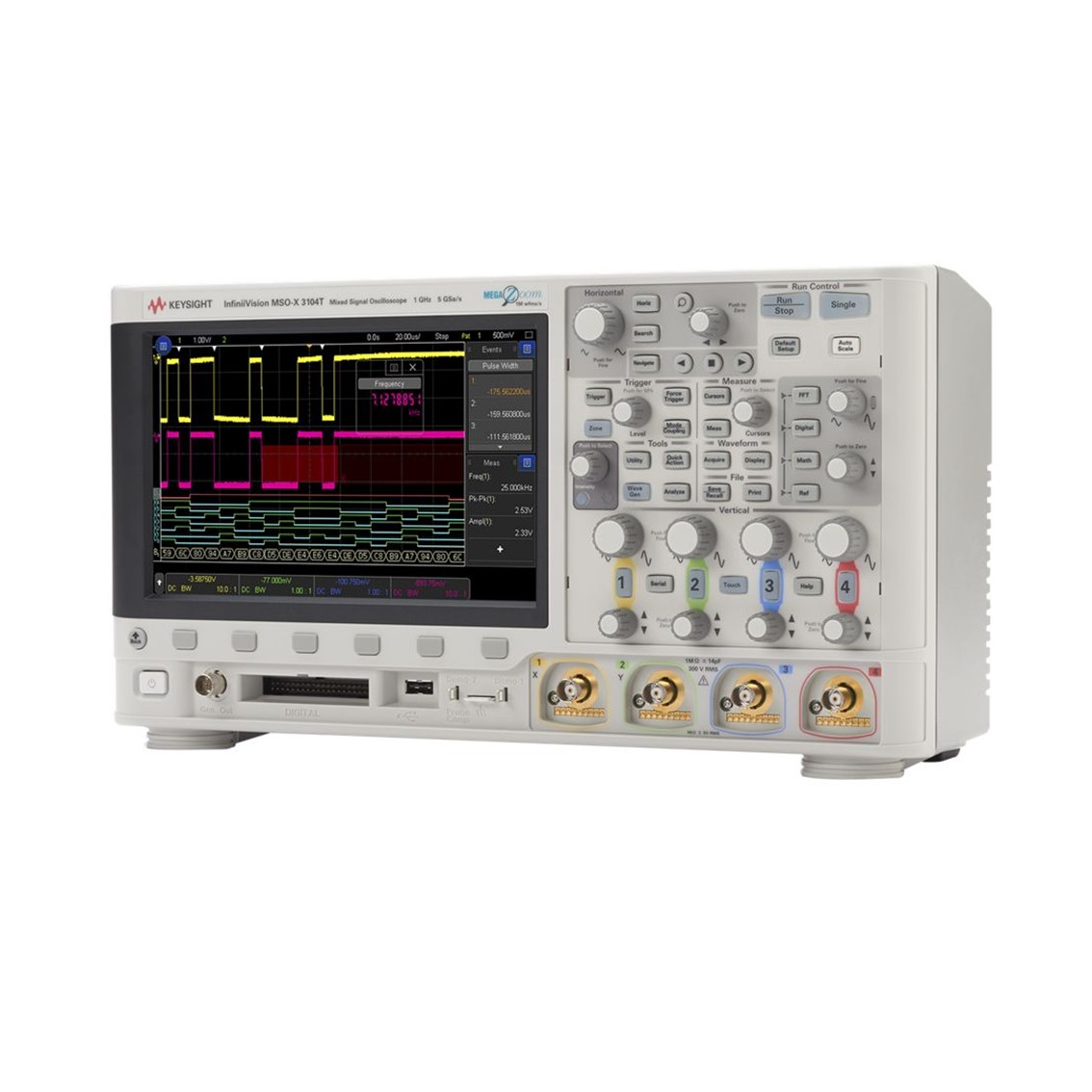 KEYSIGHT  MSOX3022T  2채널/200MHz/디지털 16채널 오실로스코프