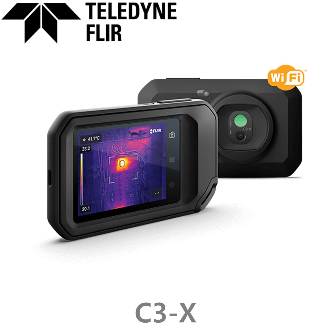 FLIR C3-X 플리어 소형 열화상카메라 (-20~300C),128×96