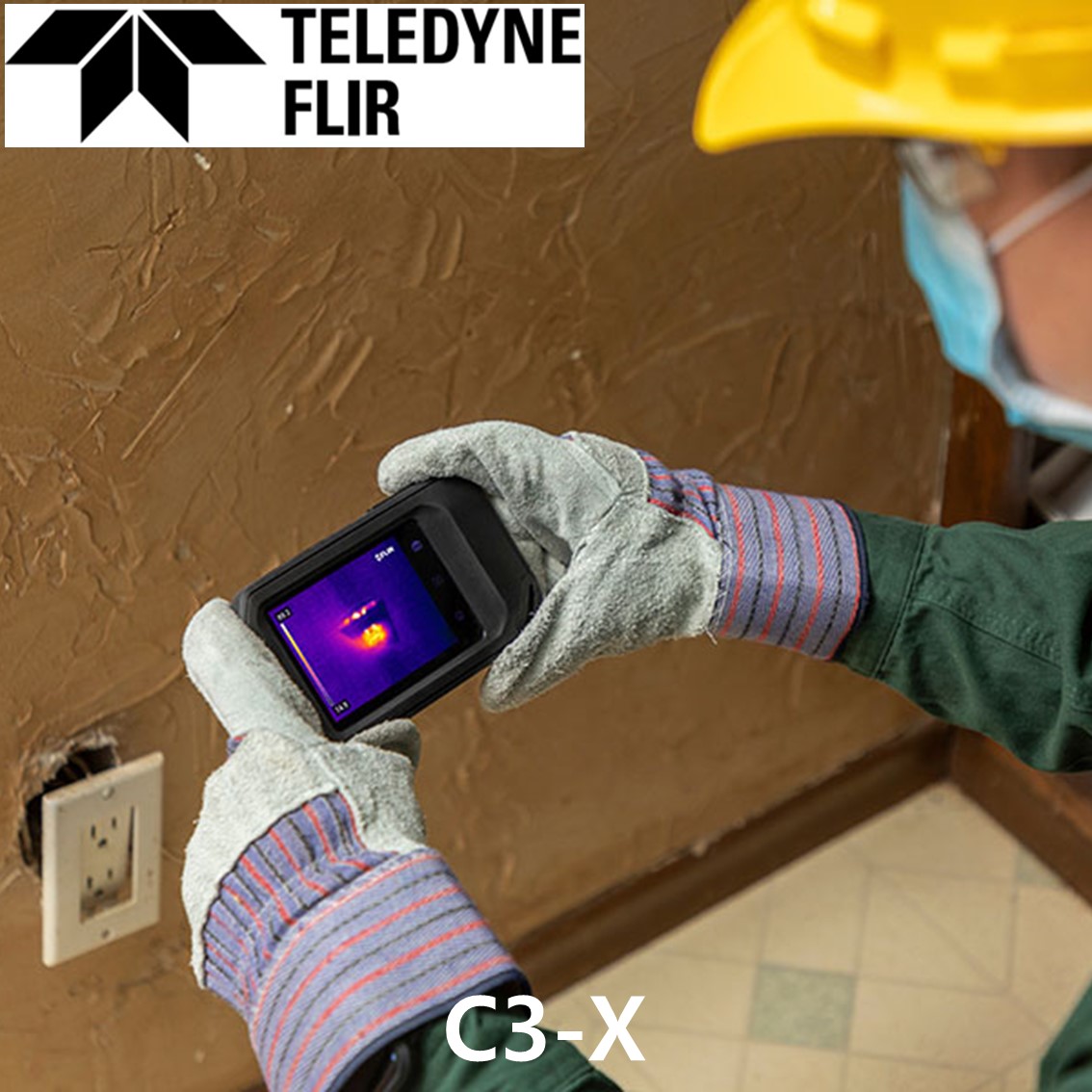 FLIR C3-X 플리어 소형 열화상카메라 (-20~300C),128×96