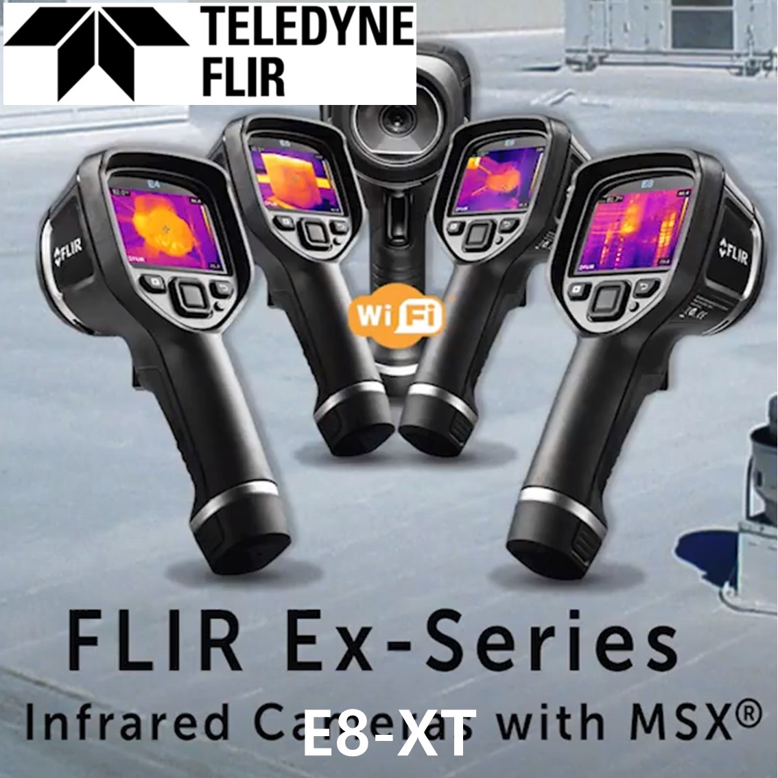 [ FLIR E8-XT ] 플리어 휴대용 열화상카메라 (-20°C~550°C)