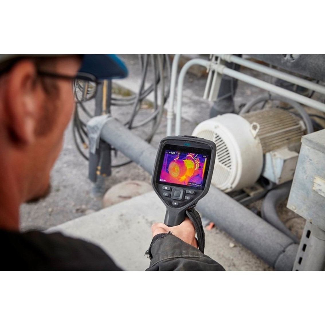FLIR E54  열화상카메라 320X240 IR 해상도, 0.04°C NETD , 5M DC , -20~650°C