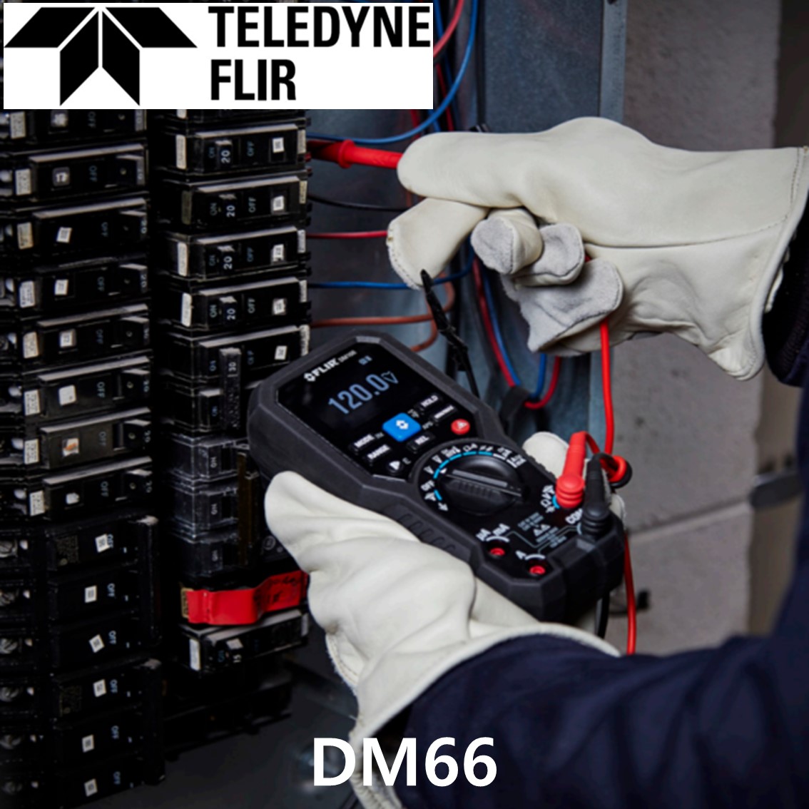 FLIR DM66 플리어 디지털 멀티미터 6000Count TRUE-RMS Digital Multimeter