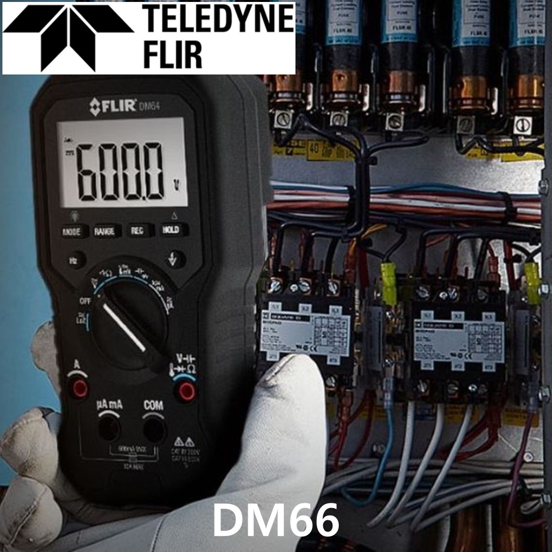 FLIR DM66 플리어 디지털 멀티미터 6000Count TRUE-RMS Digital Multimeter