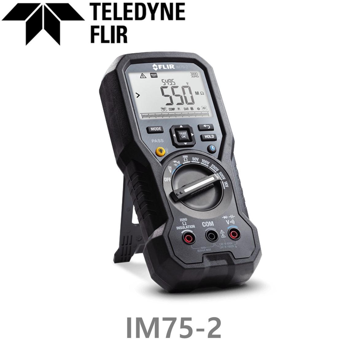 [ FLIR IM75-2 ] 플리어 절연저항계(1000V)+멀티미터(블루투스), IM75