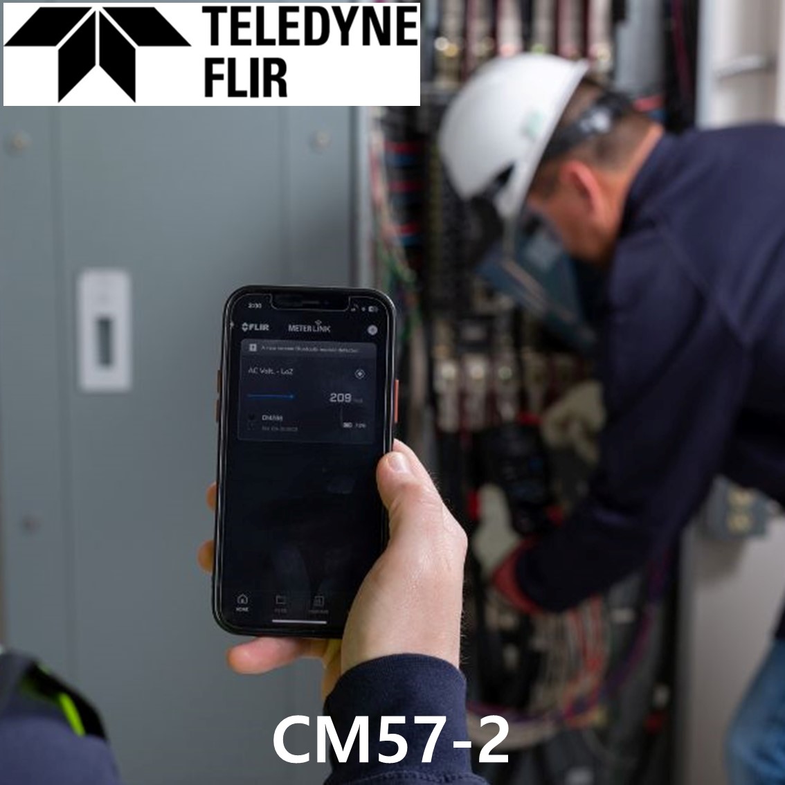 FLIR CM57-2  플리어 블루투스 플렉시블 클램프미터 (AC 3000A,직경 120mm)