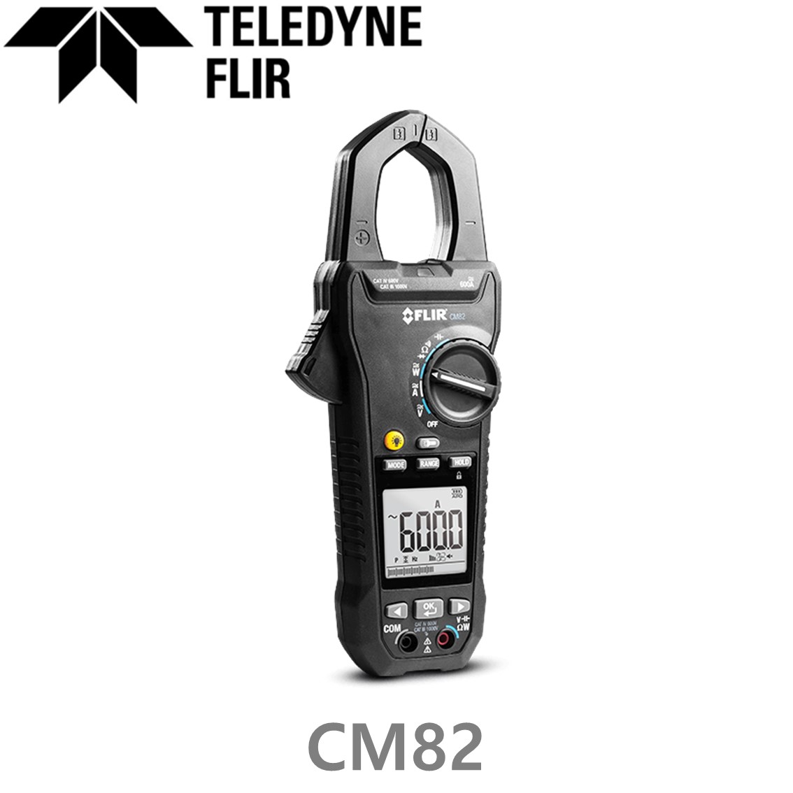 FLIR CM82  플리어 전력 클램프미터 AC/DC 600A, TRUE-RMS, 고조파측정