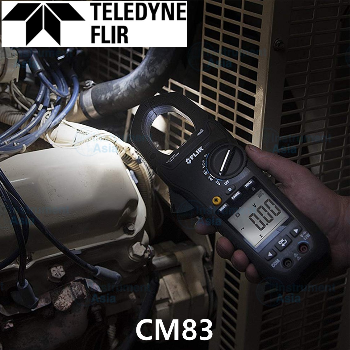 FLIR CM83  플리어 블루투스 파워클램프미터 AC/DC 600A, TRUE-RMS, 고조파측정