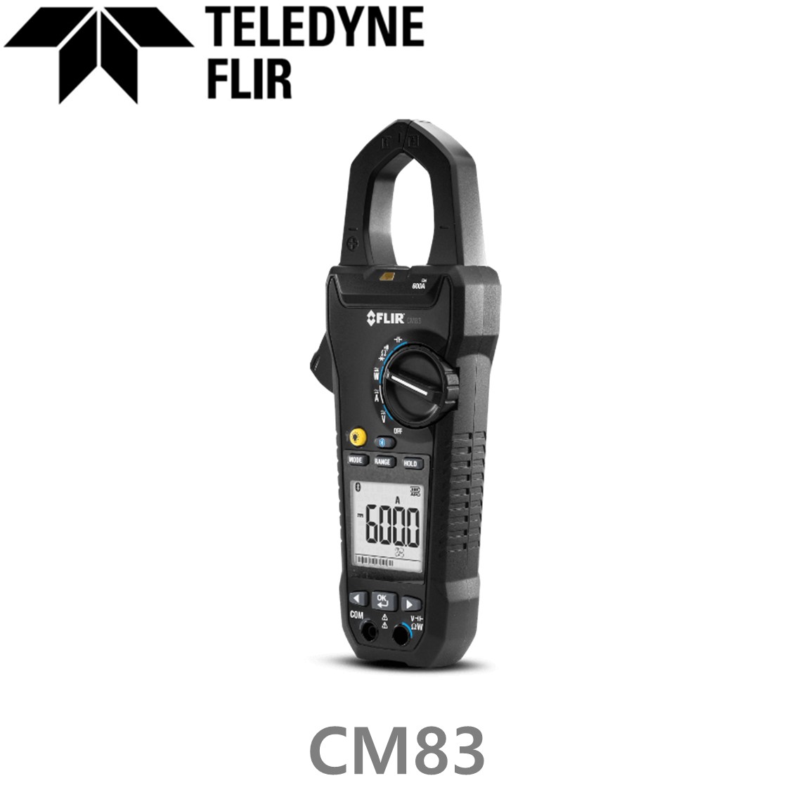 FLIR CM83  플리어 블루투스 파워클램프미터 AC/DC 600A, TRUE-RMS, 고조파측정