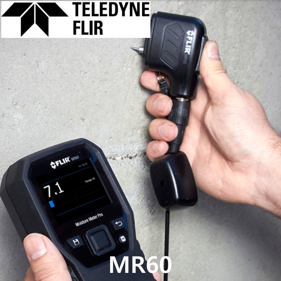 [ FLIR MR60 ] 플리어 전문가용 목재수분측정기, 수분측정 (무핀,탐침)