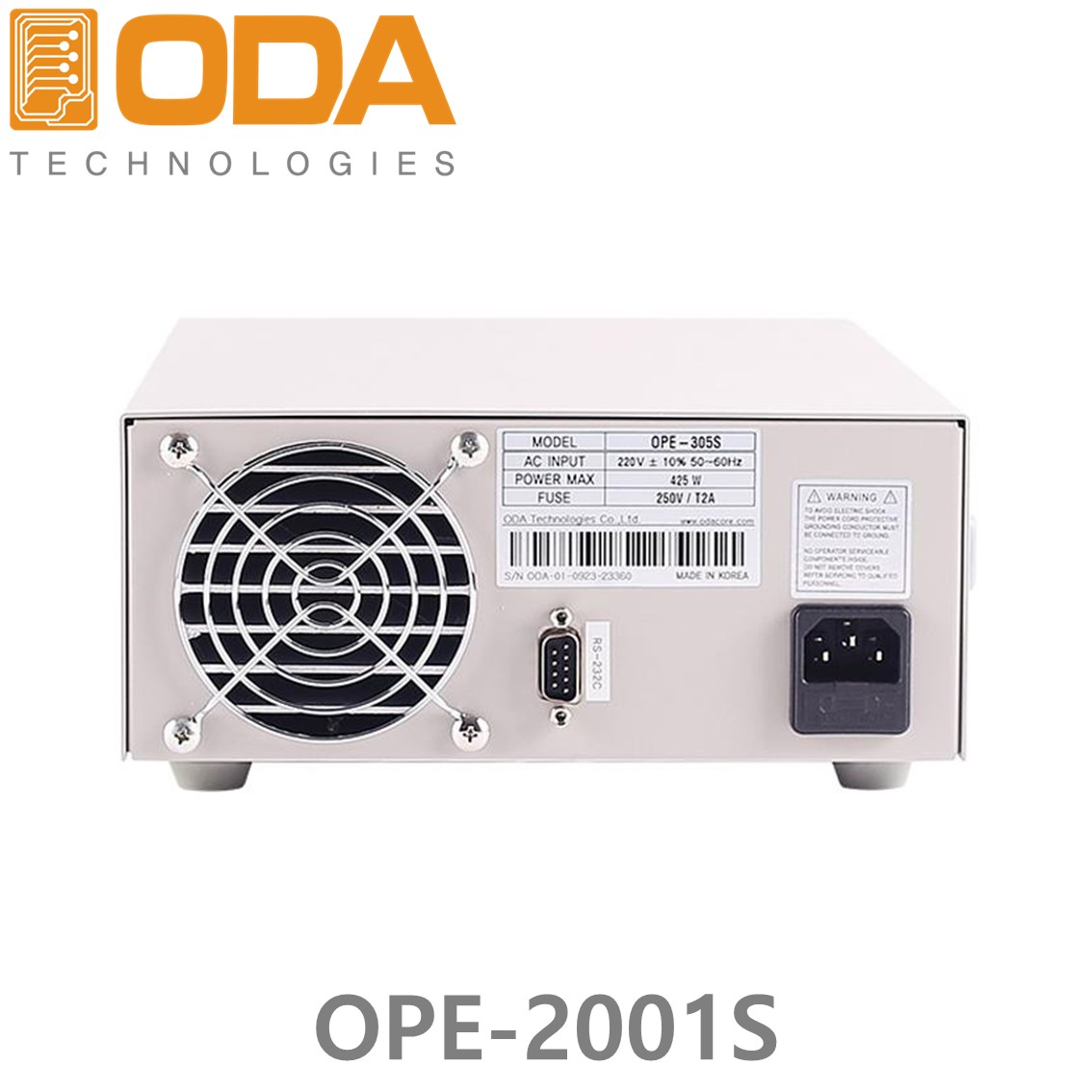 [ ODA ] OPE-2001S  200V/1A/200W 직류 전원공급기