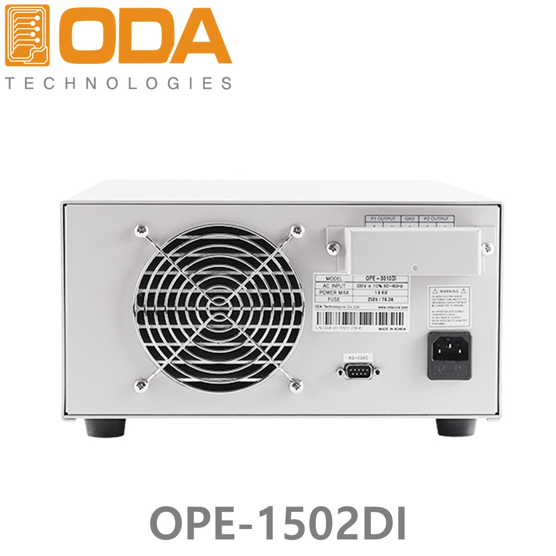 [ ODA ] OPE-1502DI  2채널/150V/2A/600W  리니어 프로그래머블 DC파워서플라이