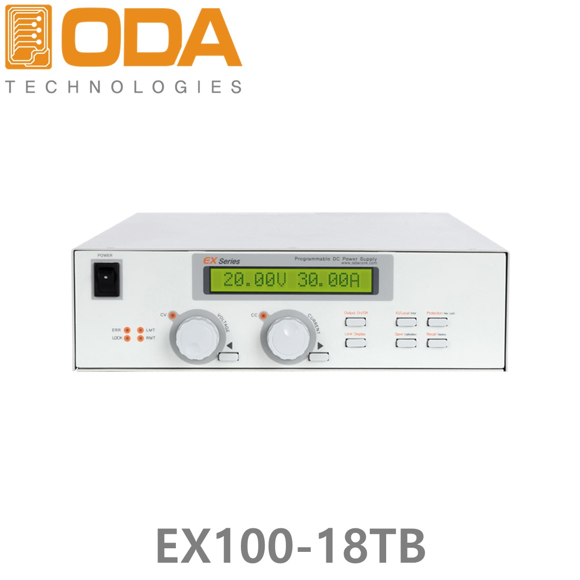 [ ODA ] EX100-18TB  100V/18A/1800W DC파워, 스위칭 프로그래머블 전원공급기