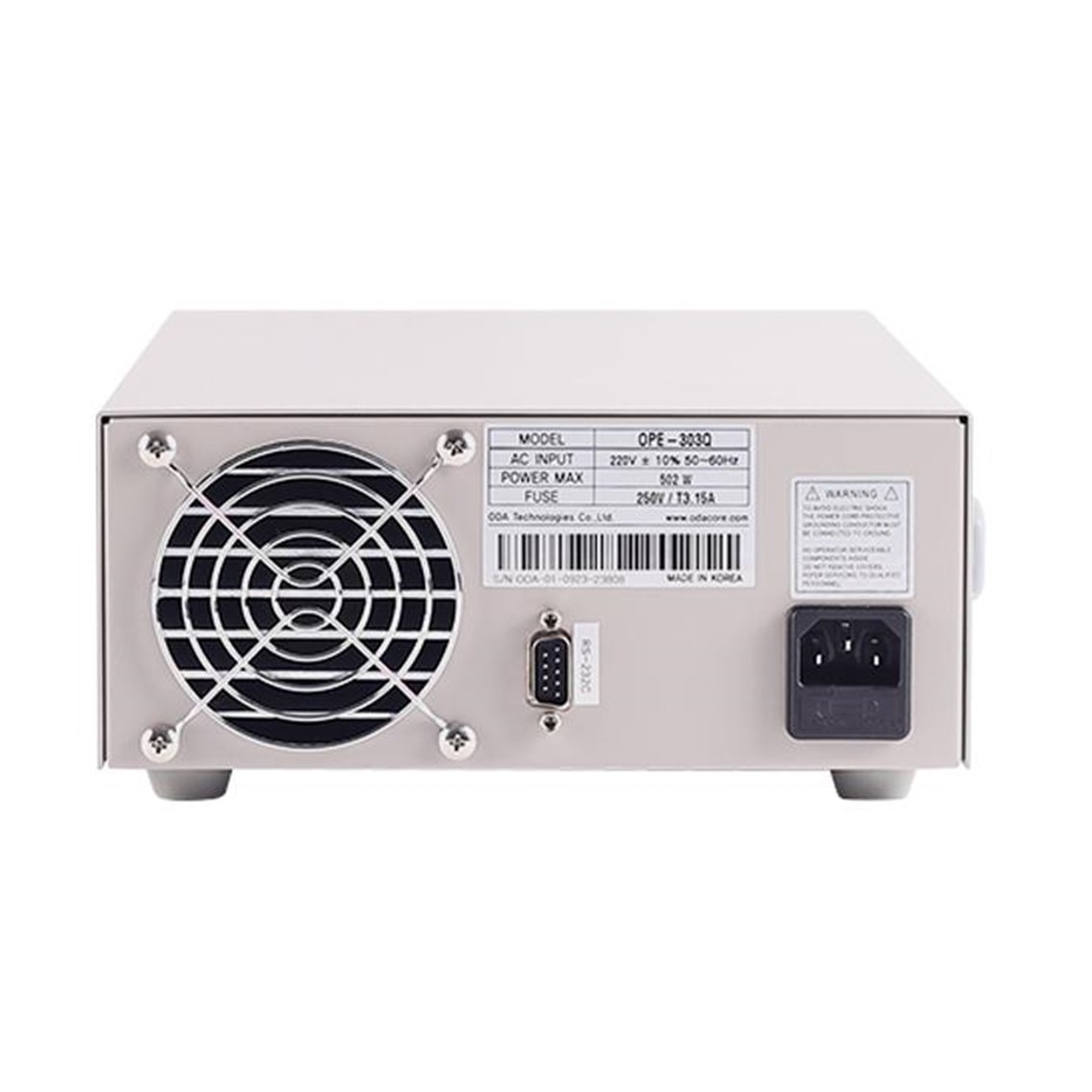 ODA OPE-503Q  DC파워서플라이  4채널, ±50V/3A x 2채널, 5V/2A x 1채널, 15V/1A x 1채널 300W DC전원공급기