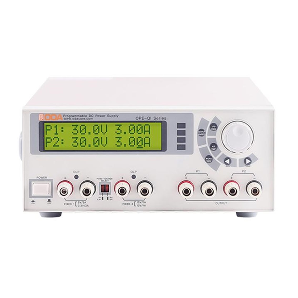 ODA OPE-185QI  DC파워서플라이 ±18V/5A x 2채널, 5V(or 3.3V)/2A x 1채널, 15V(or 12V)/1A x 1채널 180W  DC전원공급기