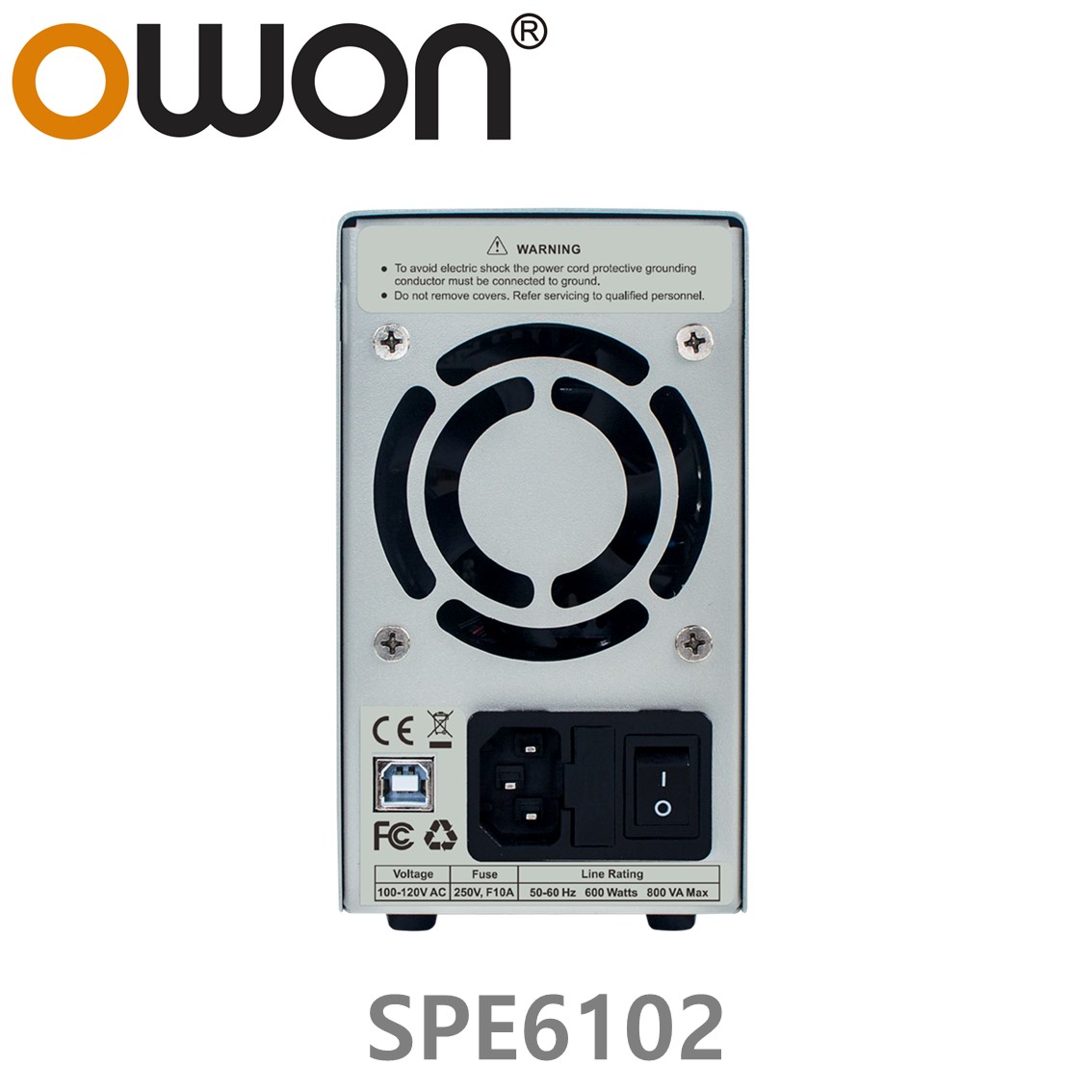 [ OWON ] SPE6102 프로그래머블 스위칭 DC파워서플라이, 60V-10A, 200W, 1CH DC전원공급장치