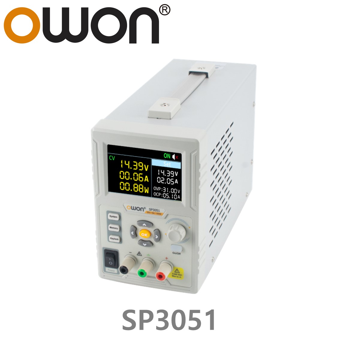 [ OWON ] SP3051 프로그래머블 스위칭 DC파워서플라이, 30V-5A, 150W, 1CH DC전원공급장치