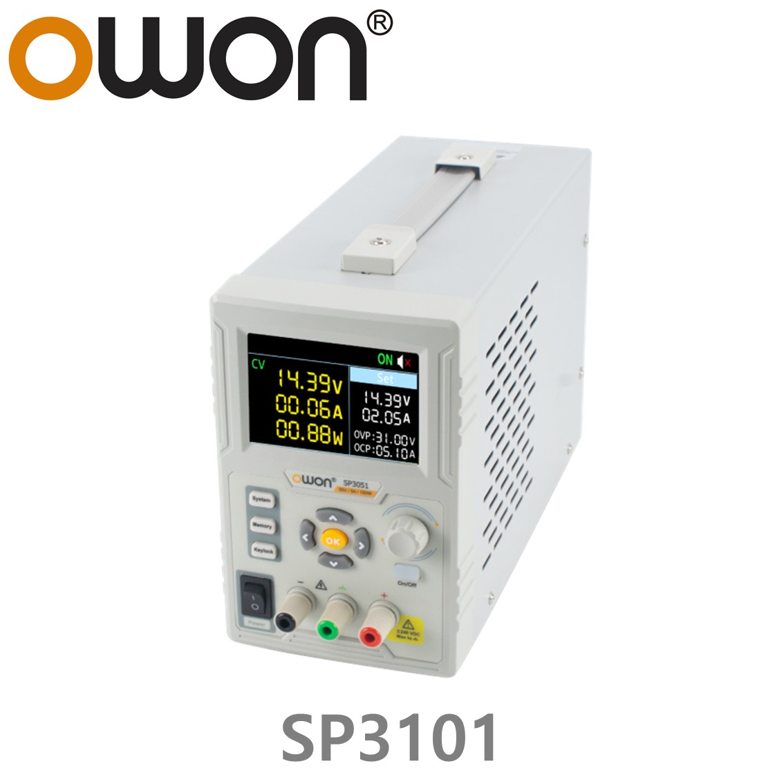 [ OWON ] SP3101 프로그래머블 스위칭 DC파워서플라이, 30V-10A, 150W, 1CH DC전원공급장치
