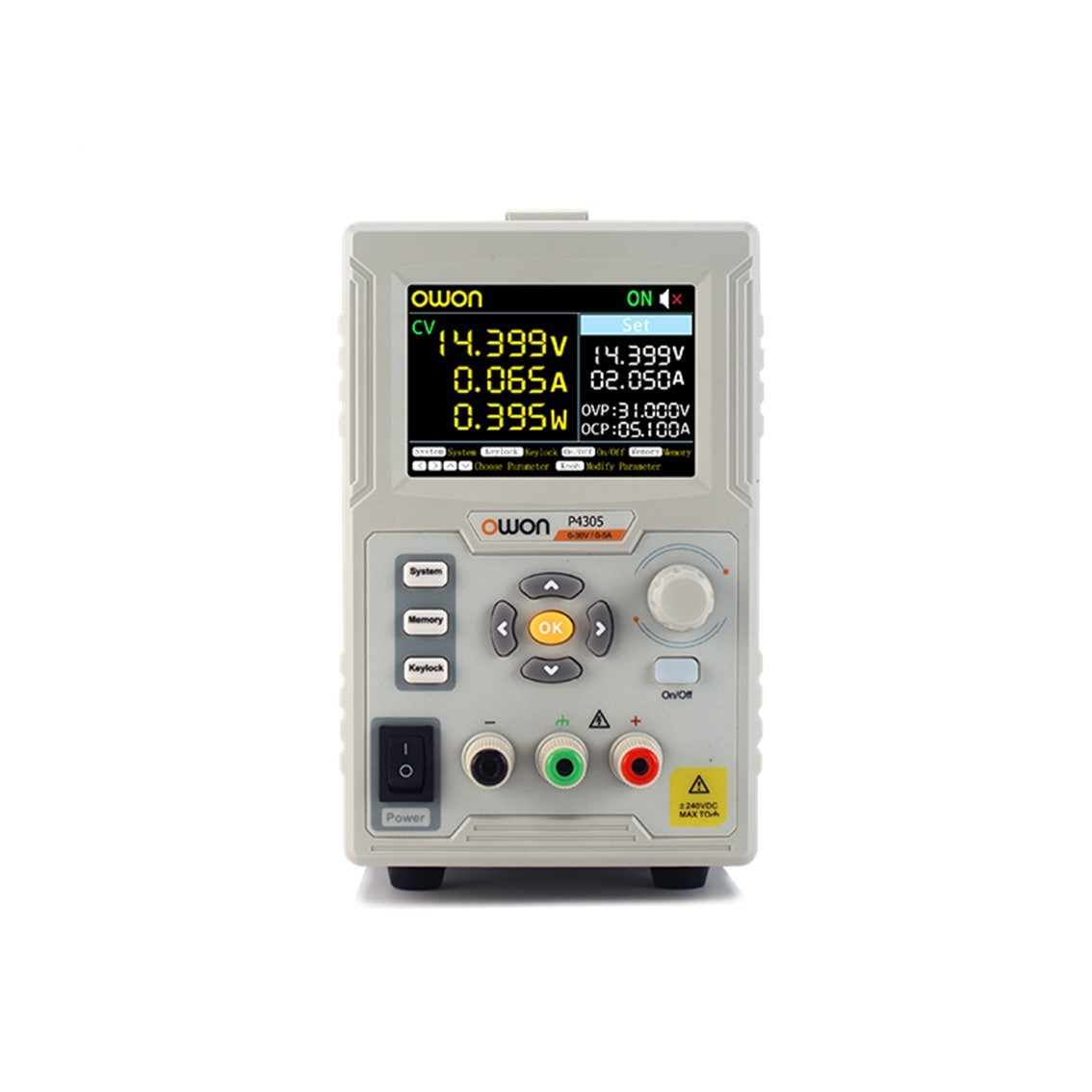 OWON P4305  리니어 DC파워서플라이 30V-5A, 150W, 1CH DC전원공급장치