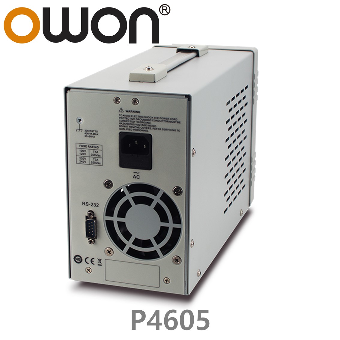 [ OWON ] P4605 프로그래머블 리니어 DC파워서플라이 60V-3A, 180W, 1CH DC전원공급장치
