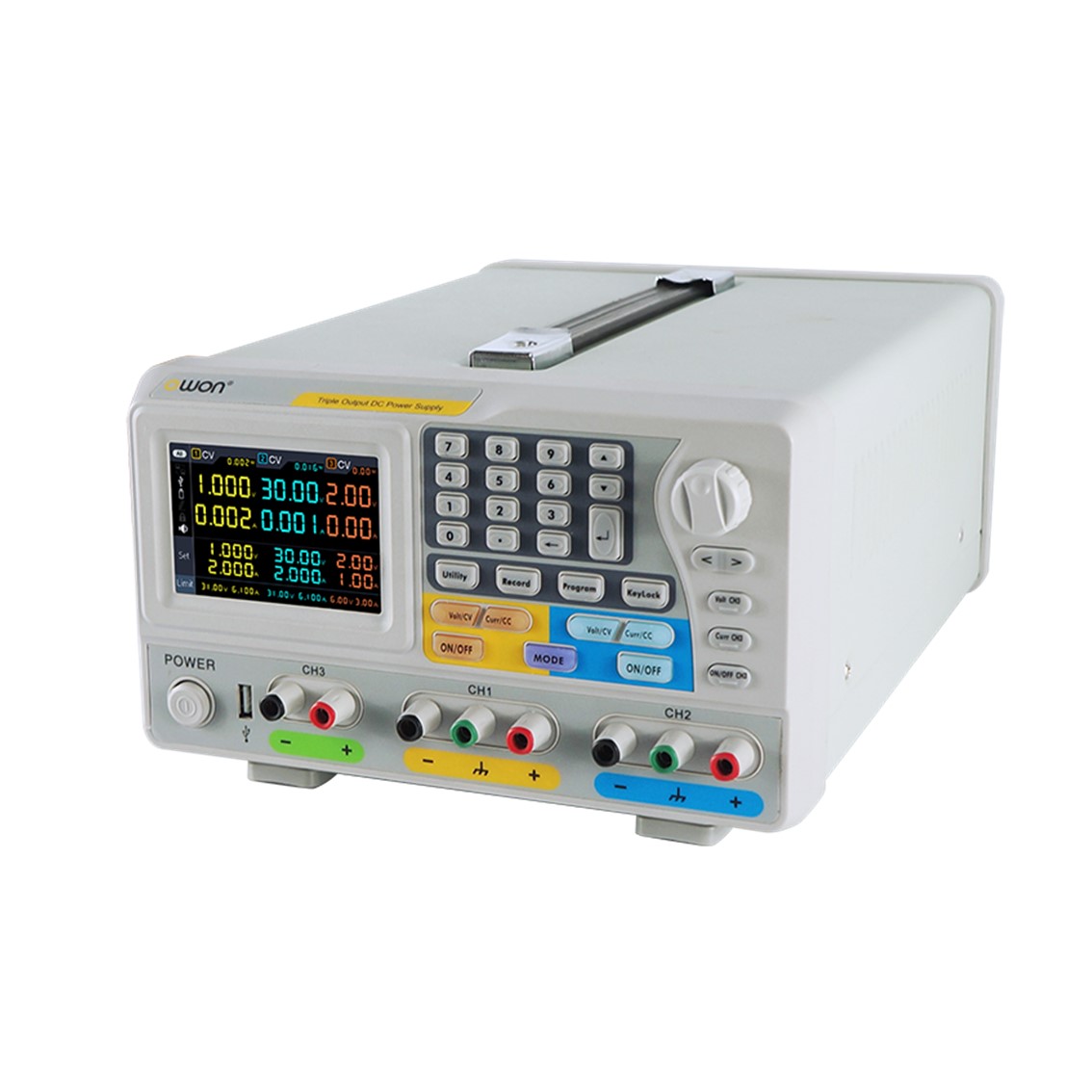OWON ODP3033  DC파워서플라이 3CH 30V-3A, 2CH, 0~6V-3A DC전원공급장치