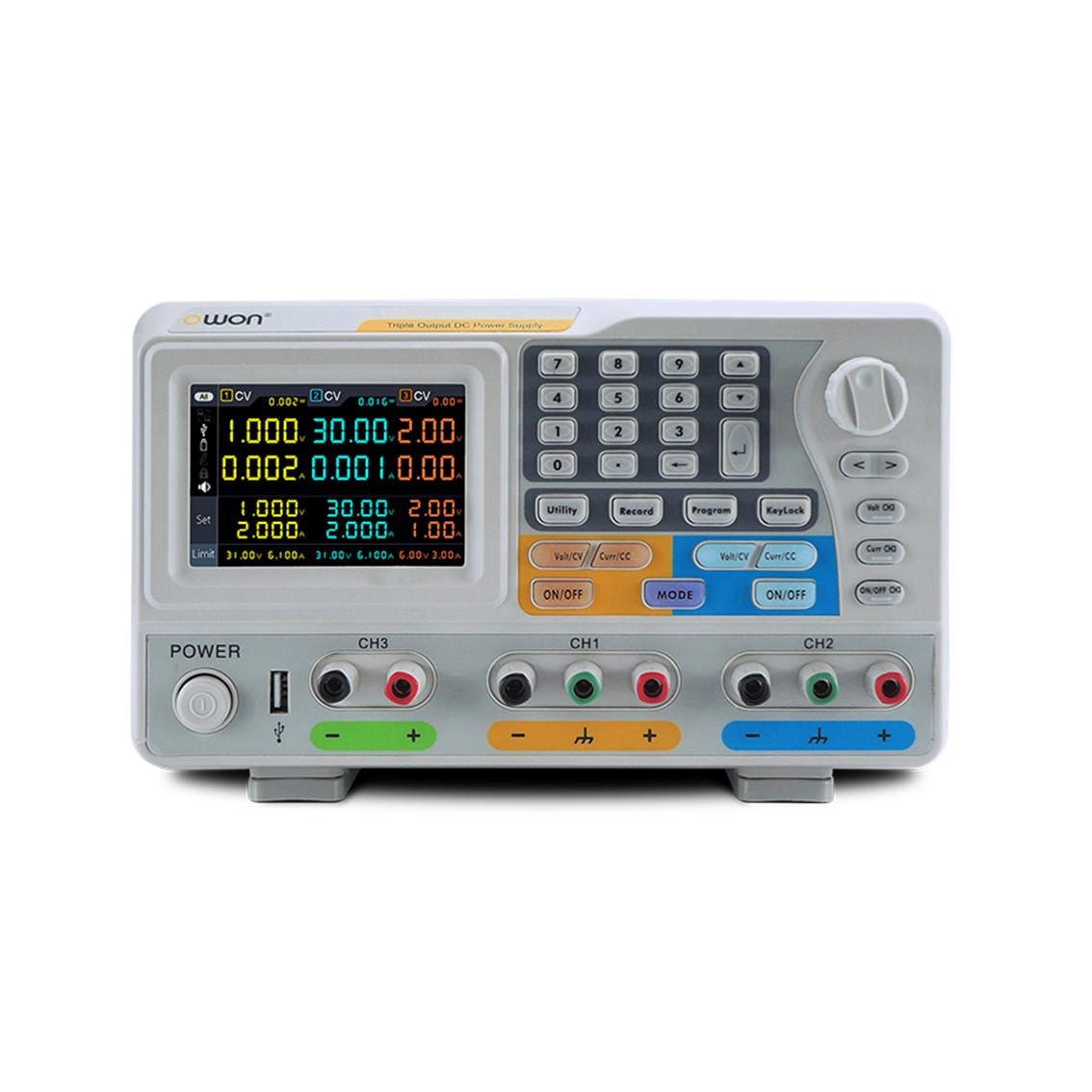 OWON ODP3033  DC파워서플라이 3CH 30V-3A, 2CH, 0~6V-3A DC전원공급장치