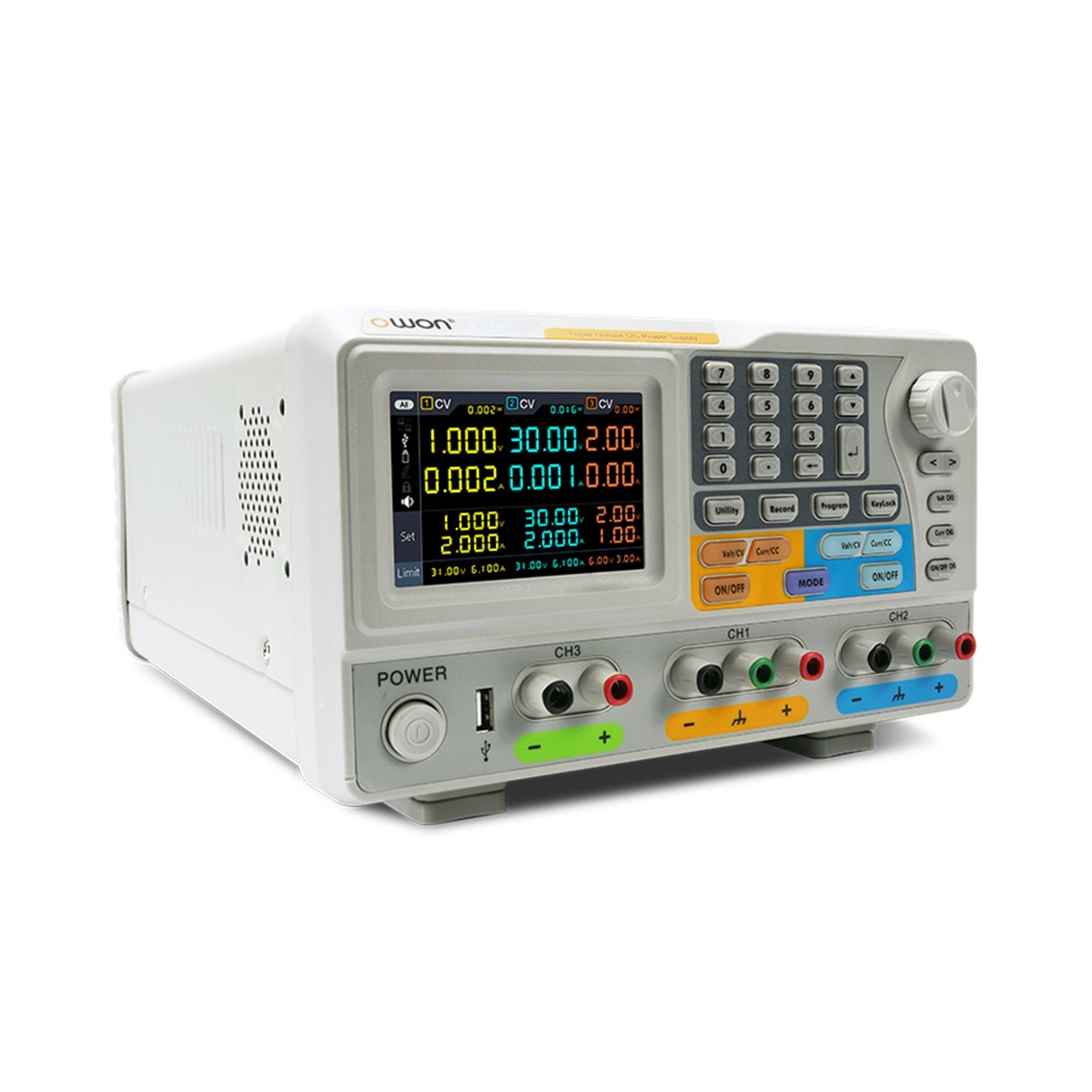 OWON ODP3033  DC파워서플라이 3CH 30V-3A, 2CH, 0~6V-3A DC전원공급장치