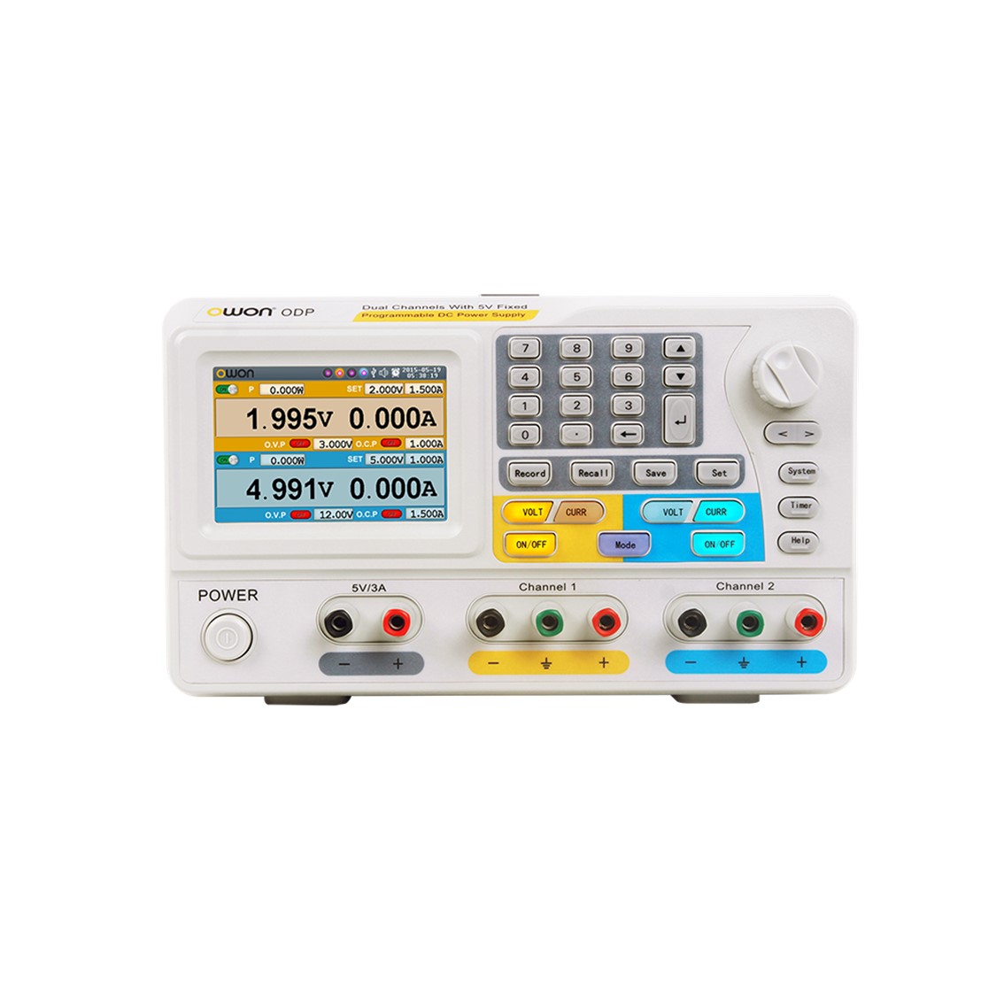 OWON ODP3032 DC파워서플라이 30V-3A, 2CH, 5V-3A, DC전원공급장치