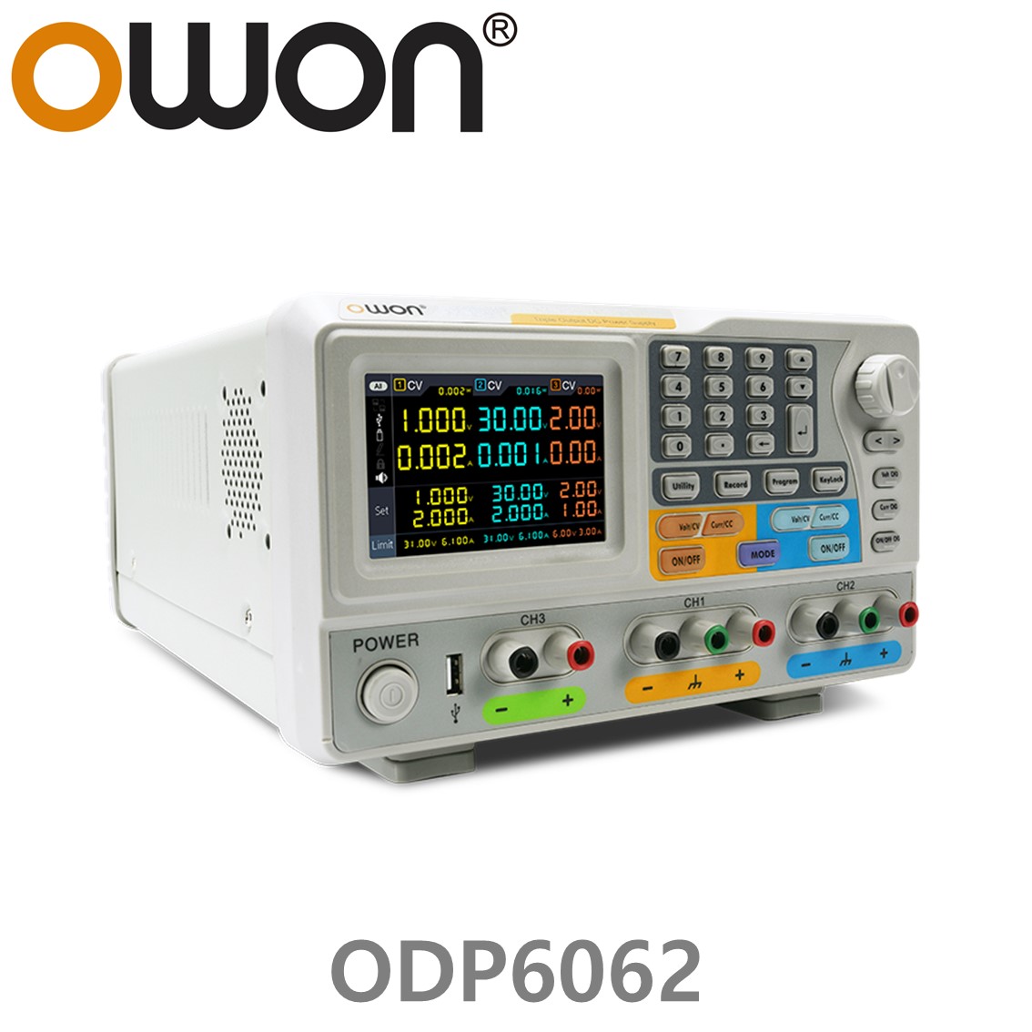 [ OWON ] ODP6062 프로그래머블 DC파워서플라이 60V-6A, 2CH DC전원공급장치