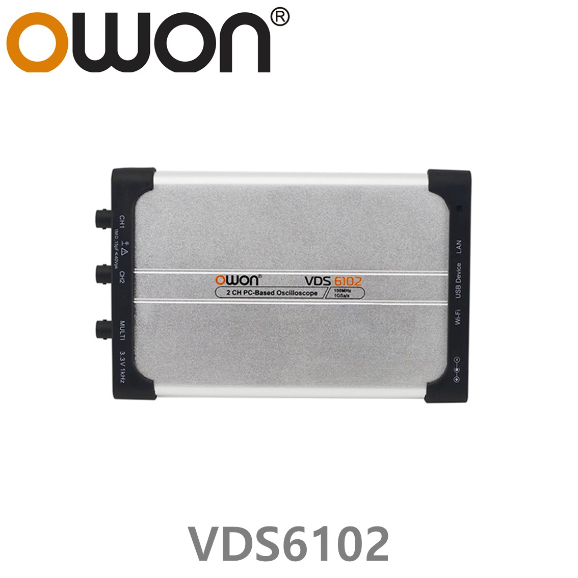 [ OWON ] VDS6102 PC 디지탈 오실로스코프 100MHz, 2CH, 1GS/s, 함수발생기