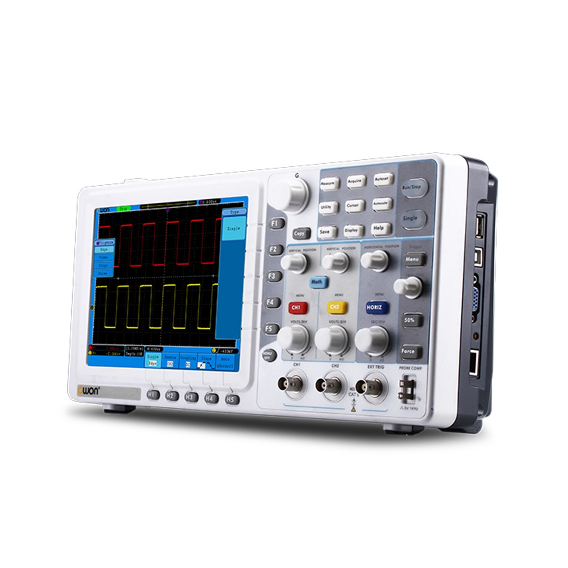 OWON SDS5032E 휴대용 오실로스코프 30MHz, 2CH, 500MS/s