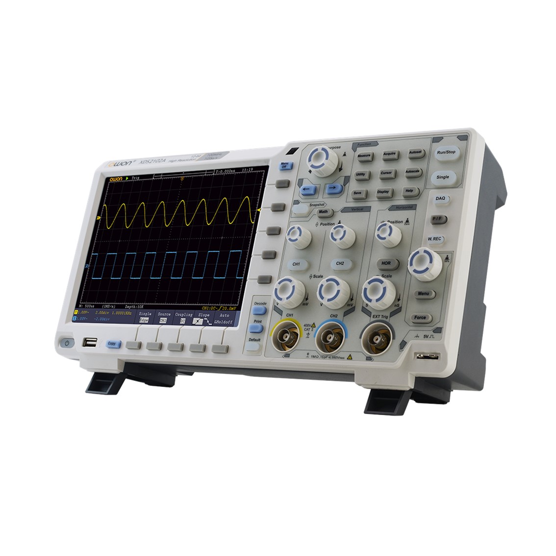 OWON XDS2102A  오실로스코프 100MHz, 2CH, 1GS/s