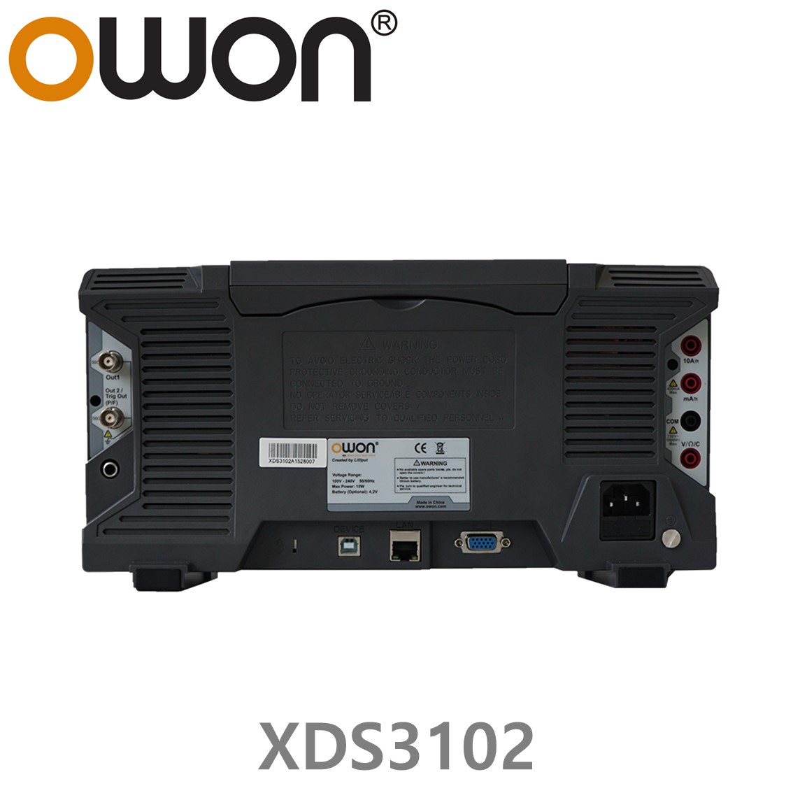 [ OWON ] XDS3102 올인원 디지탈 오실로스코프 ( 100MHz, 2CH, 1GS/s, 데이타로깅, 멀티미터, 임의파형발생기 )