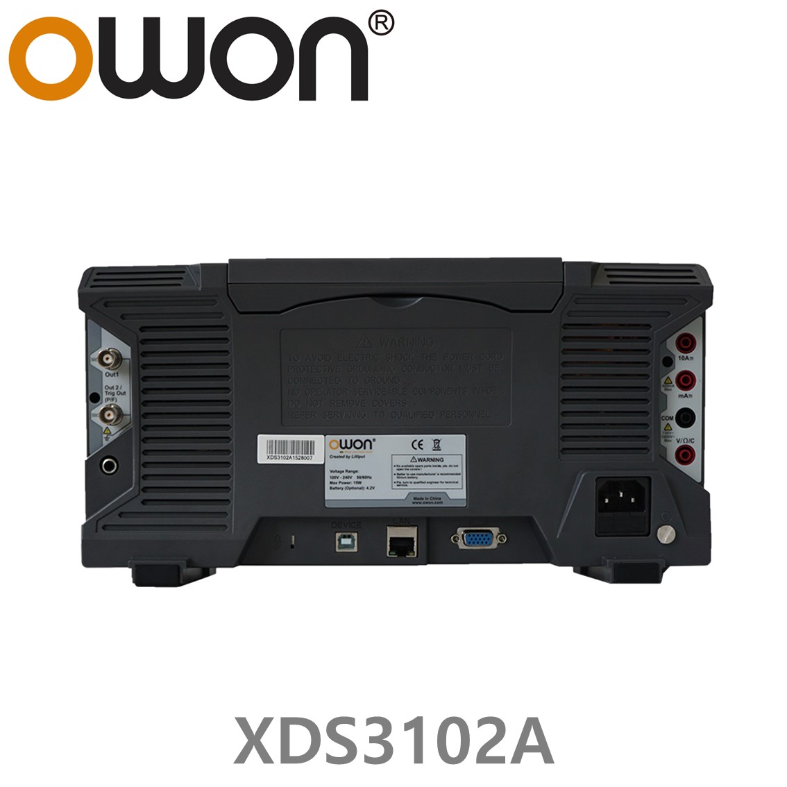[ OWON ] XDS3102A 올인원 디지탈 오실로스코프 ( 100MHz, 2CH, 1GS/s, 데이타로깅, 멀티미터, 임의파형발생기 )