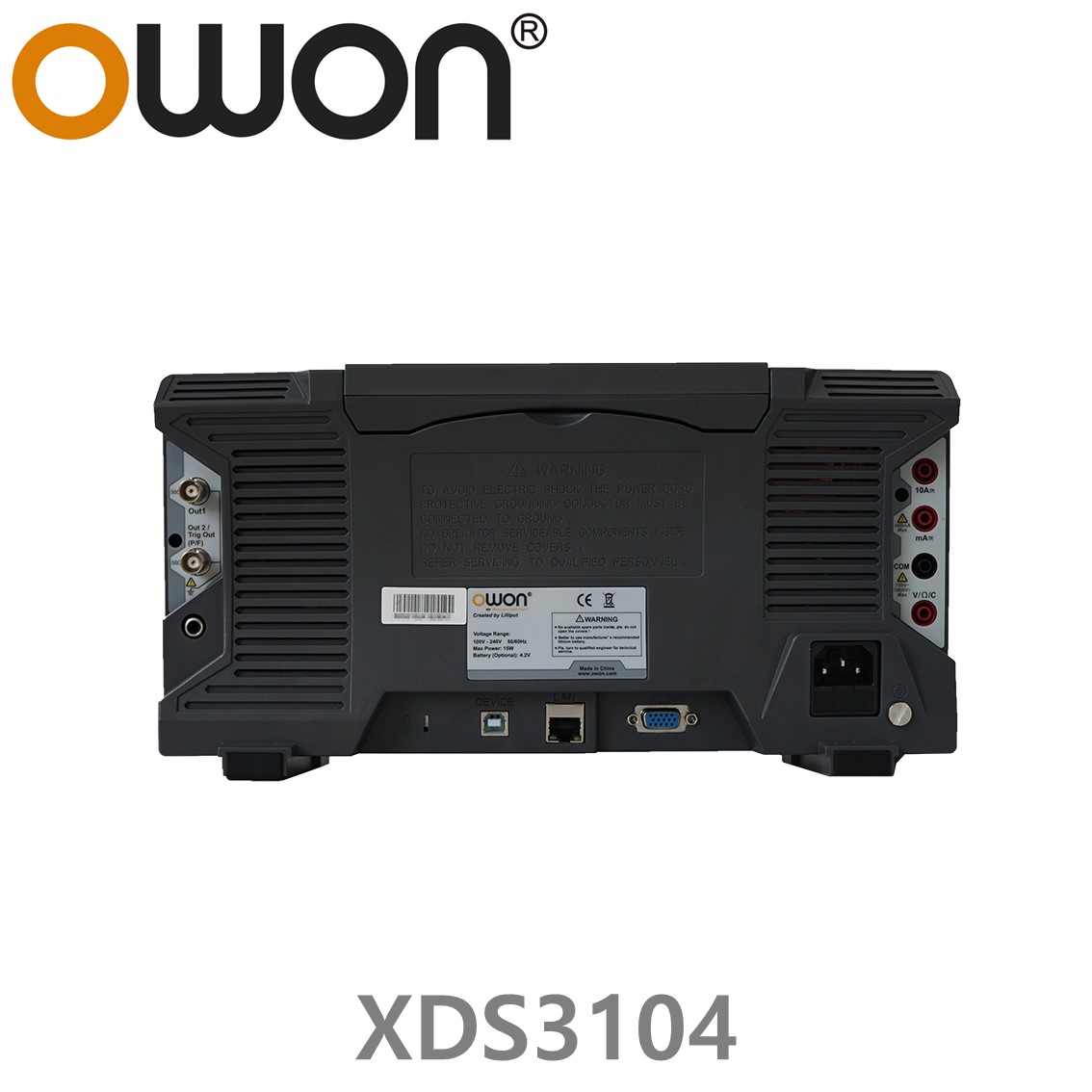 [ OWON ] XDS3104 올인원 디지탈 오실로스코프 ( 신호발생기, 멀티미터, 주파수카운터, 디코더 100MHz, 4CH, 1GS/s, 8Bit )