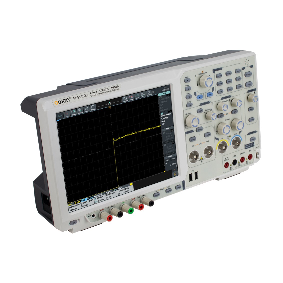 OWON FDS1102A 오실로스코프 2CH,100MHz,1GS,14Bits (신호발생기,멀티미터,주파수카운터,디코더 )