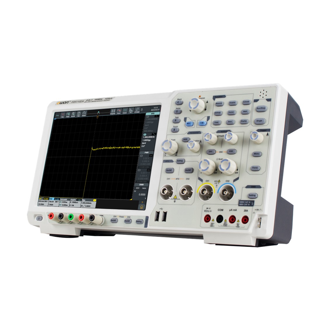 OWON FDS1102A 오실로스코프 2CH,100MHz,1GS,14Bits (신호발생기,멀티미터,주파수카운터,디코더 )