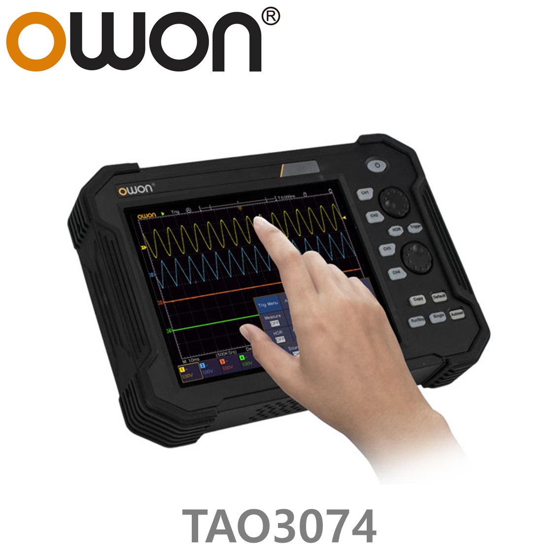 [ OWON ] TAO3074 태블릿 오실로스코프 70MHz, 4CH, 1GS/s, 8Bit
