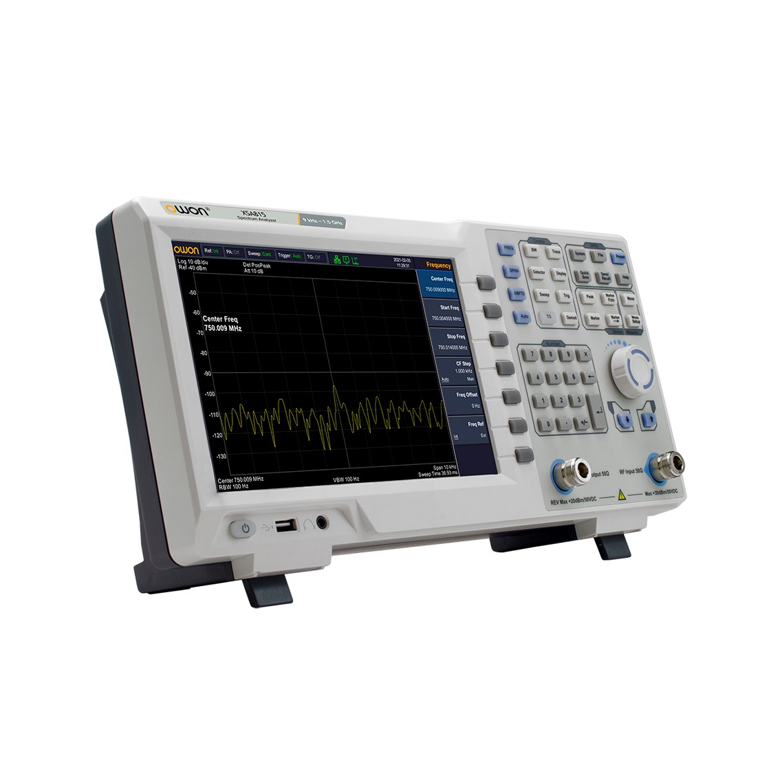 OWON XSA805 9인치 스펙트럼 아날라이저 9kHz~500MHz