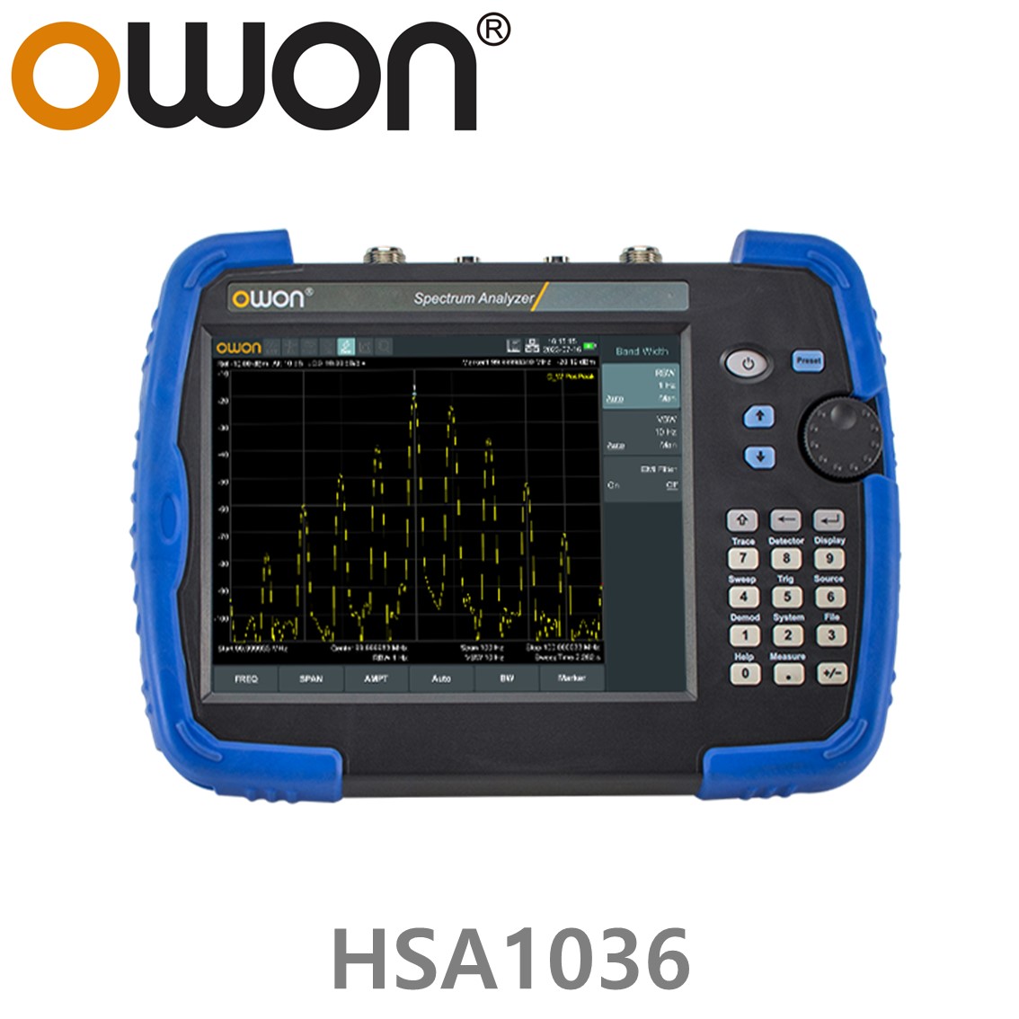 [ OWON ] HSA1036  휴대용 스펙트럼 아날라이저 9 kHz to 3.6GHz 스펙트럼 분석기