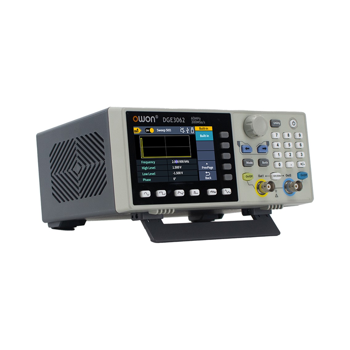 OWON DGE3032 임의 파형발생기 2CH, 30MHz, 125MS/s, 14Bits