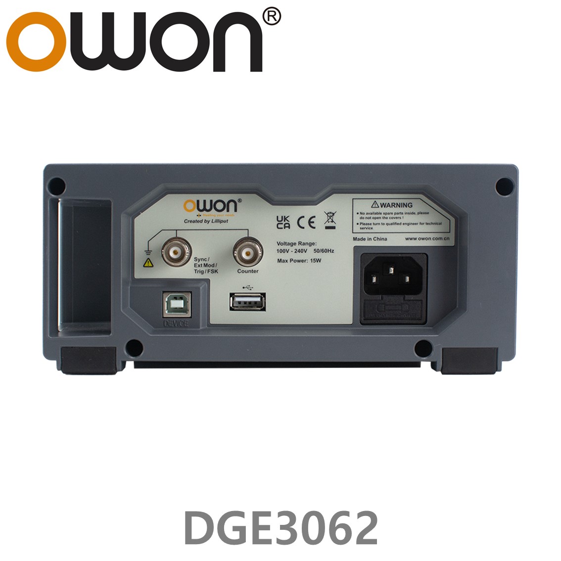 [ OWON ] DGE3062 임의 파형발생기 2CH, 60MHz, 125MS/s, 14Bits