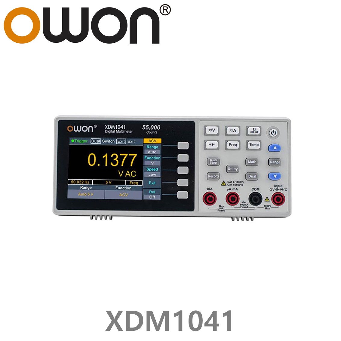 [ OWON ] XDM1041 4.5 Digit 벤치타입 디지탈 멀미미터, 55000 카운트USB, 60 rdgs/s